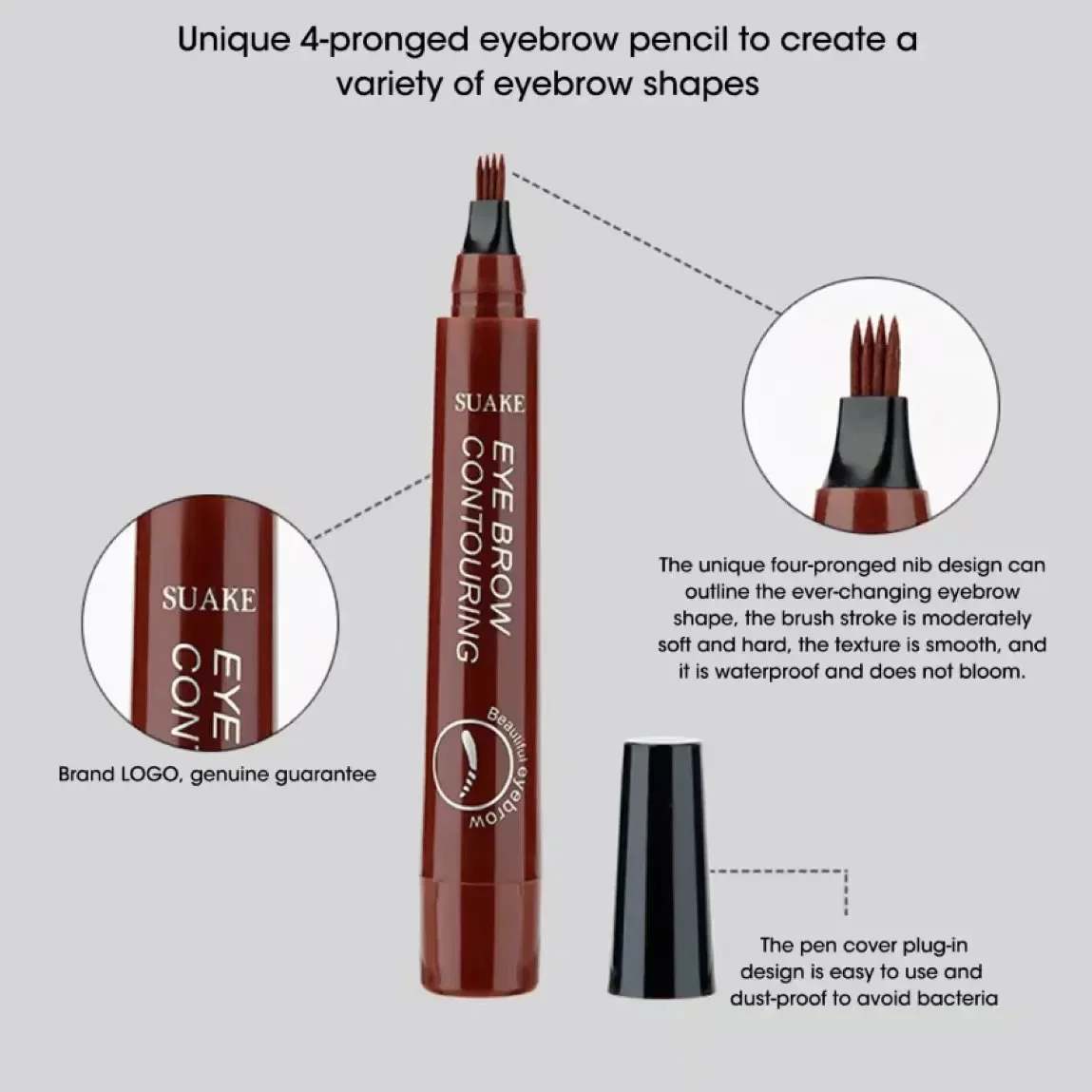 Eyebrow pencil Waterproof Permanent Long Lasting High quality professional makeup for women Cheap Cosmetics Enhancer - Image 3